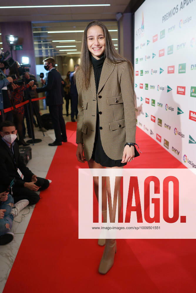 Adriana Cerezo seen during the celebration of the VI Gala of the Sports Journalists in Madrid..The mayor of Madrid, Jose Luis Martinez-Almeida, was one of the award winners of the Madrid Sports Press Association (APDM), which presented its annual awards at the gala. The awards are intended to recognize the contribution made in favor of during 2021 by all the agents involved in this activity: athletes, companies, entities, clubs and journalists. Madrid Spain - ZUMAs197 0149511930st