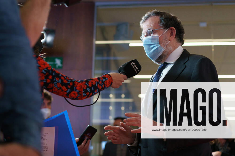Mariano Rajoy seen during the celebration of the VI Gala of the Sports Journalists in Madrid..The mayor of Madrid, Jose Luis Martinez-Almeida, was one of the award winners of the Madrid Sports Press Association (APDM), which presented its annual awards at the gala. The awards are intended to recognize the contribution made in favor of during 2021 by all the agents involved in this activity: athletes, companies, entities, clubs and journalists. Madrid Spain - ZUMAs197 0149512125st