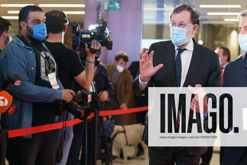 Mariano Rajoy seen during the celebration of the VI Gala of the Sports Journalists in Madrid..The mayor of Madrid, Jose Luis Martinez-Almeida, was one of the award winners of the Madrid Sports Press Association (APDM), which presented its annual awards at the gala. The awards are intended to recognize the contribution made in favor of during 2021 by all the agents involved in this activity: athletes, companies, entities, clubs and journalists. Madrid Spain - ZUMAs197 0149512260st