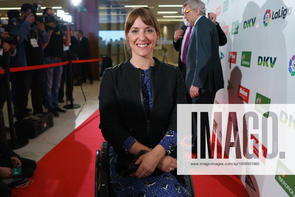 Eva Moral seen during the celebration of the VI Gala of the Sports Journalists in Madrid..The mayor of Madrid, Jose Luis Martinez-Almeida, was one of the award winners of the Madrid Sports Press Association (APDM), which presented its annual awards at the gala. The awards are intended to recognize the contribution made in favor of during 2021 by all the agents involved in this activity: athletes, companies, entities, clubs and journalists. Madrid Spain - ZUMAs197 0149512377st