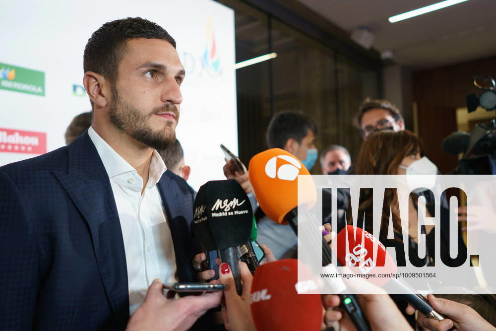 Koke Resurreccion seen during the celebration of the VI Gala of the Sports Journalists in Madrid..The mayor of Madrid, Jose Luis Martinez-Almeida, was one of the award winners of the Madrid Sports Press Association (APDM), which presented its annual awards at the gala. The awards are intended to recognize the contribution made in favor of during 2021 by all the agents involved in this activity: athletes, companies, entities, clubs and journalists. Madrid Spain - ZUMAs197 0149512511st