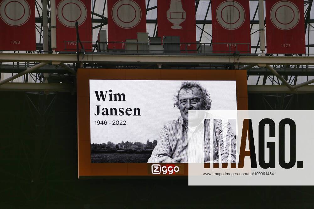 AMSTERDAM, 06-02-2022, JohanCruyff Arena, football, Dutch Eredivisie, season 2021 2022, Ajax - Heracles Almelo. In honor of Wim Jansen Ajax - Heracles x15264689x