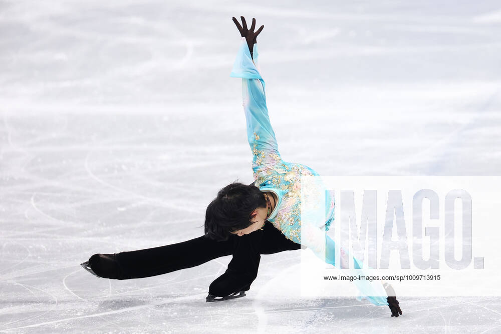 Yuzuru Hanyu (JPN), FEBRUARY 10, 2022 - Figure skating, Eiskunstlauf : Men s Free Skating during the Beijing 2022 Olympic Winter games, Winterspiele,Spiele, Summer games at Capital Indoor Stadium in Beijing, China. (180329929)
