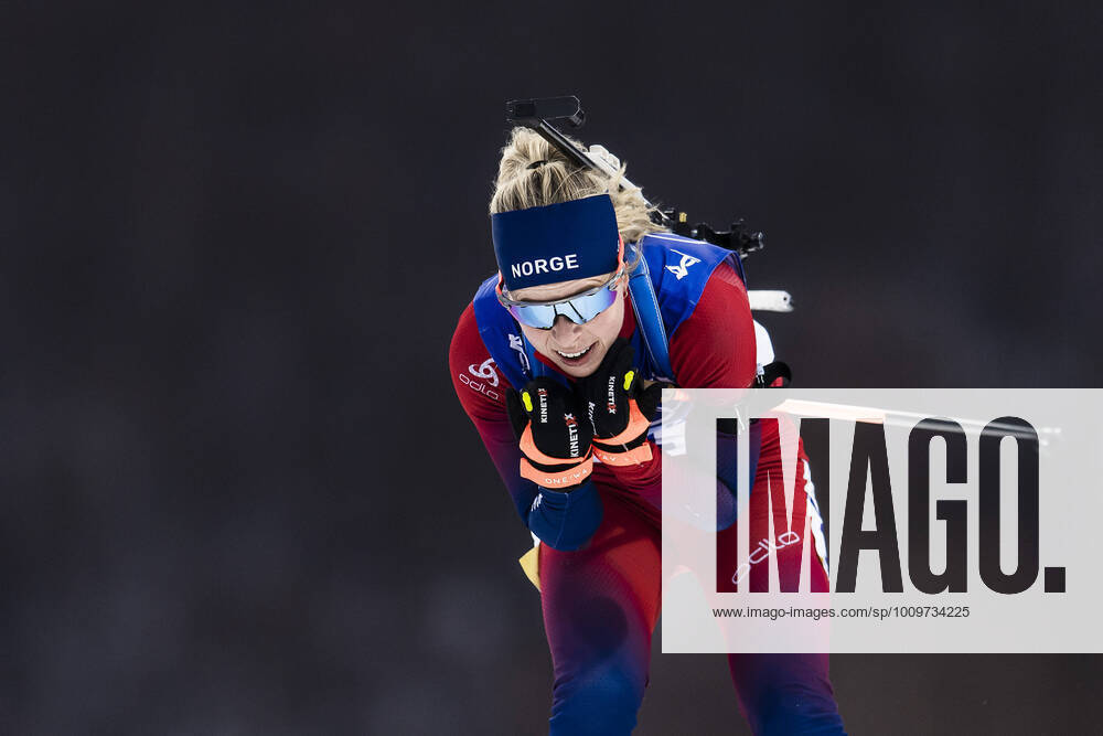 Tiril Eckhoff of Norway competes in womens biathlon 7.5 km sprint during day 7 of the 2022 Winter Olympics on February 11, 2022 in Zhangjiakou Photo Vegard Grott PICTURE AGENCY code VG VG0237 bbeng biathlon biathlon biathlon olympic games olympics winter olympics os ol olympiska spel Winter Olympics Beijing Beijing 2022 Beijing 2022 Beijing 2022 Olympic Games Beijing 2022 Winter Olympic Games Beijing Os Beijing ol winter ol dam norway,
