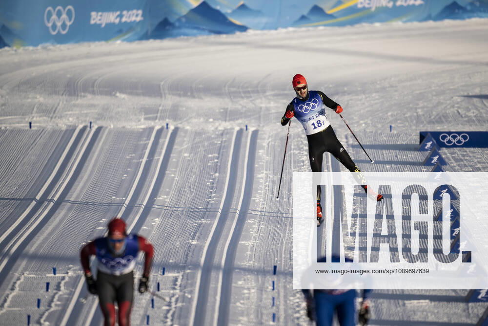 Janosch Brugger of Germany competes in men s cross country skiing team sprint semifinal during day 12 of the 2022 Winter Olympics on February 16, 2022 in Zhangjiakou Photo Joel Marklund BILDBYRAN kod JM JM0289 bbeng skidor cross country skiing langrenn olympic games olympics winter olympics os ol olympics winter os olympics peking peking Beijing 2022 beijing 2022 beijing 2022 olympic games beijing 2022 winter olympic games beijing os beijing ol winter ol sprint team sprint,