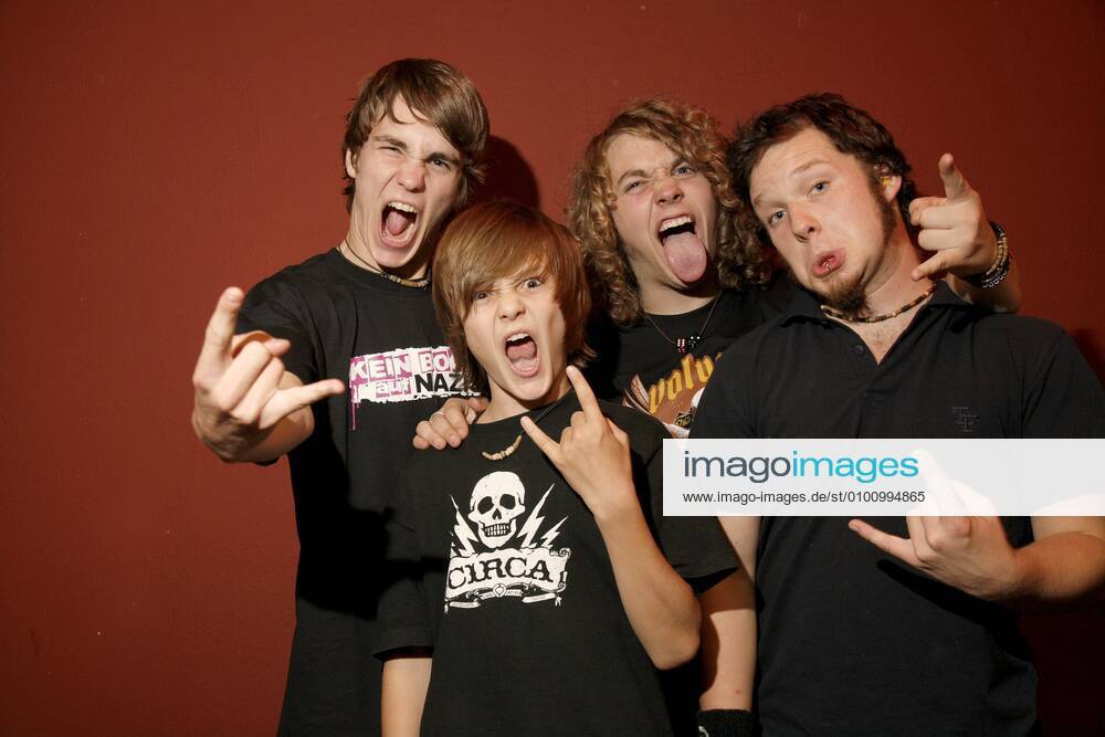 12 photoshooting Die Killerpilze, backstage before their concert in berlin Silverwings, punkrock, tenniepunk, german rock Berlin Germany, germany