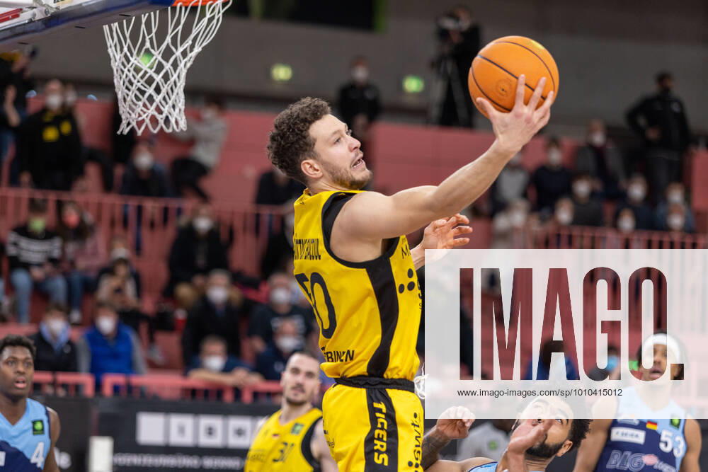 Joanic Gruetner Bacoul TIgers Tuebingen, 50 Tigers Tuebingen vs Eisbaeren Bremerhaven, 2 Basketball Bundesliga, Pro A, Barmer 2 Basketball, 28 Spieltag , Spielzeit 2021 2022, 06 03 2022 Tigers Tuebingen vs Eisbaeren Bremerhaven, 2 Basketball Bundesliga, Pro A, Barmer 2 Basketball, 28 Spieltag , Spielzeit 2021 2022, 06 03 2022 Tuebingen