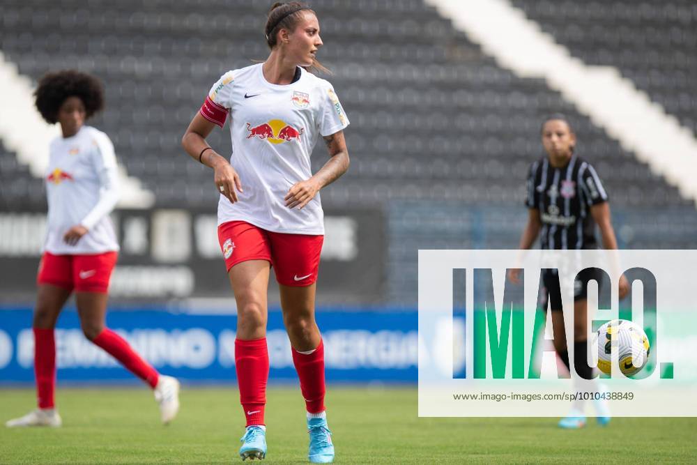 Ingryd Avancini of Red Bull Bragantino during the Campeonato Brasileiro womens football match between Corinthians and Red Bull Bragantino at the Parque Sao Jorge stadium in Sao Paulo, Brazil. Leo Sguacabia SPP Campeonato Brasileiro Feminino - Corinthians v Red Bull Bragantino - Parque Sao Jorge