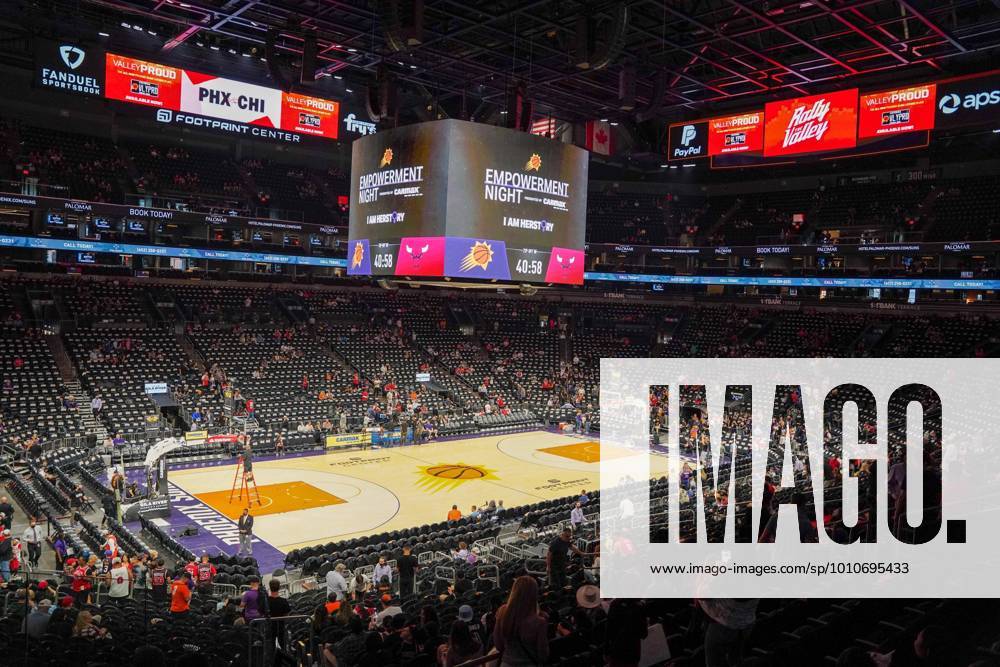 Phoenix, Arizona, March 18th 2022: General View inside of Footprint Center during the National Basketball Association game between the Chicago Bulls and the Phoenix Suns at Footprint Center in Phoenix, Arizona. Edwin Rodriguez SPP Chicago Bulls v Phoenix Suns - NBA, Basketball Herren, USA - Footprint Center
