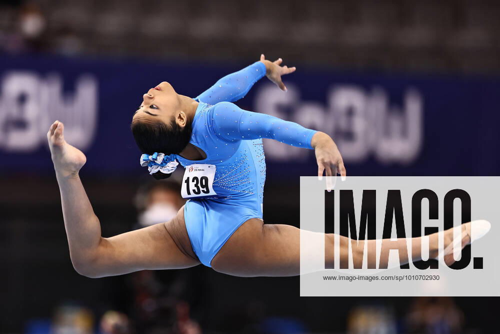 Tiana Sumanasekera, USA, during team challenge juniors at 2022 DTB Pokal in Stuttgart 19 03 2022