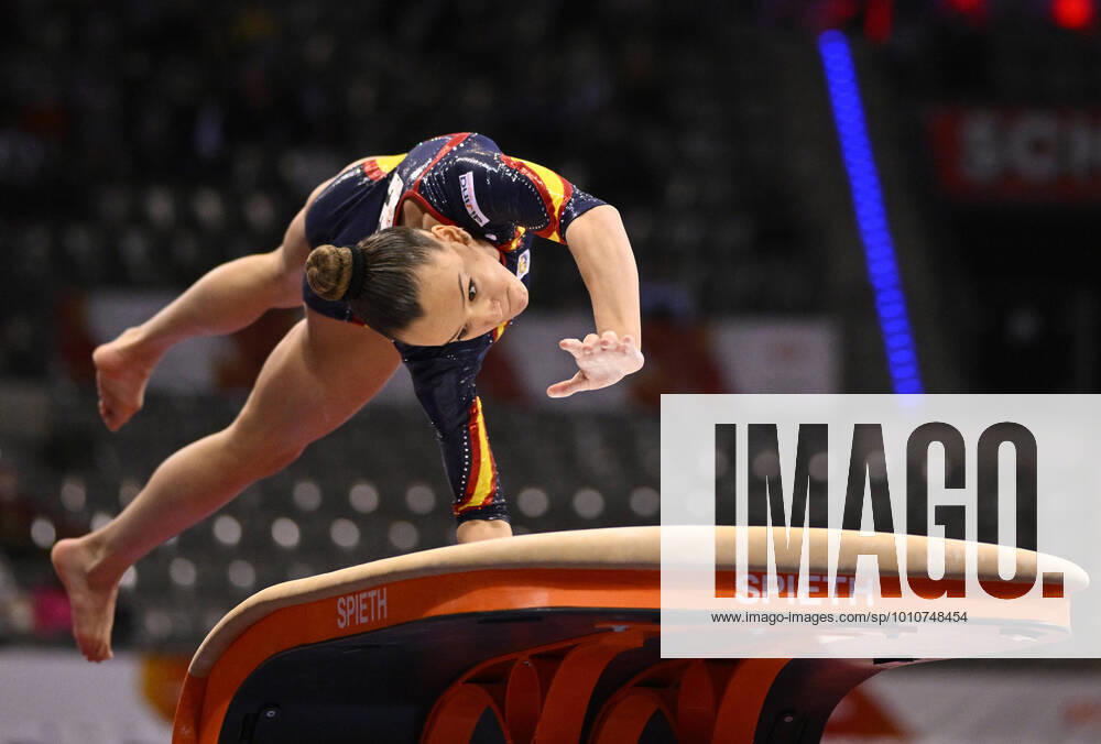 Laia FONT ESP vault EnBW DTB Cup gymnastics 20 03 2022 Porsche Arena Stuttgart EnBW DTB Cup gymnastics