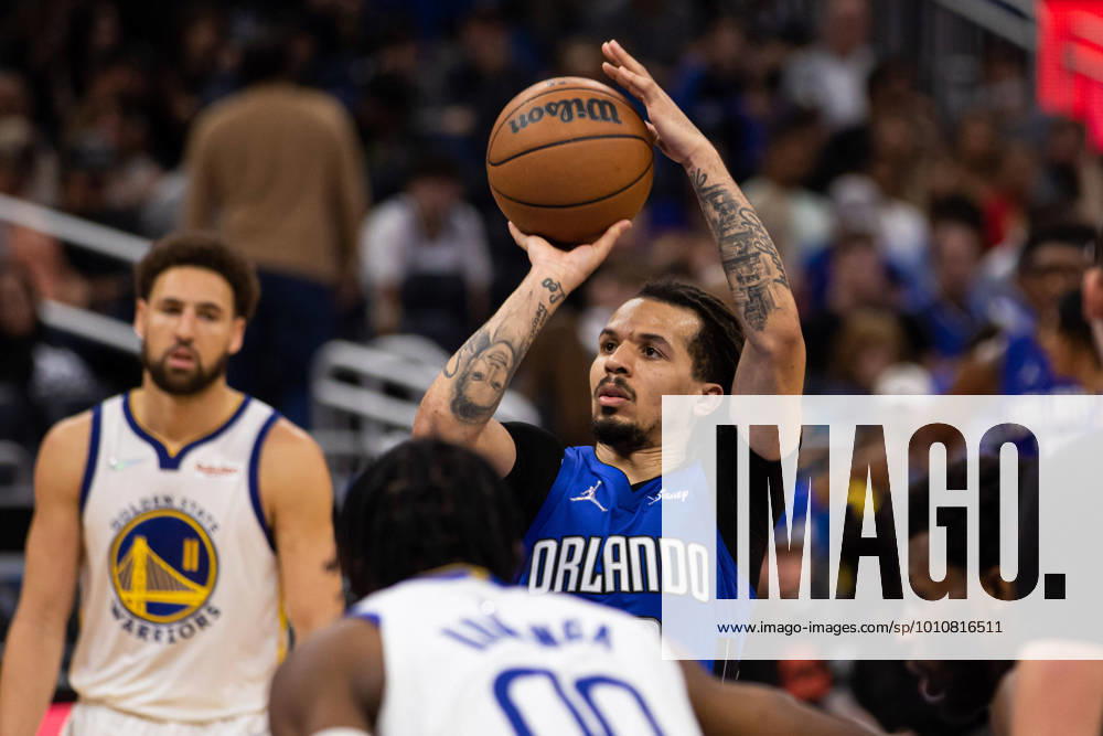 Orlando, Florida, March 22nd 2022: Cole Anthony (50 Orlando Magic) takes a free throw during the National Basketball Association game between Orlando Magic and Golden State Warriors at Amway Center in Orlando, Florida. Andrea Vilchez SPP Orlando Magic v Golden State Warriors - National Basketball Association - Amway Center