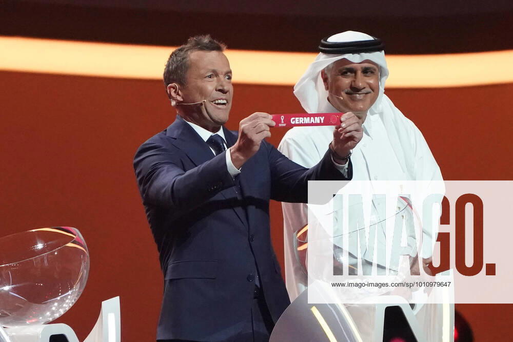 Lothar Matthäus Germany draws Germany Doha 01 04 2022 World Cup finals draw at DECC in Doha