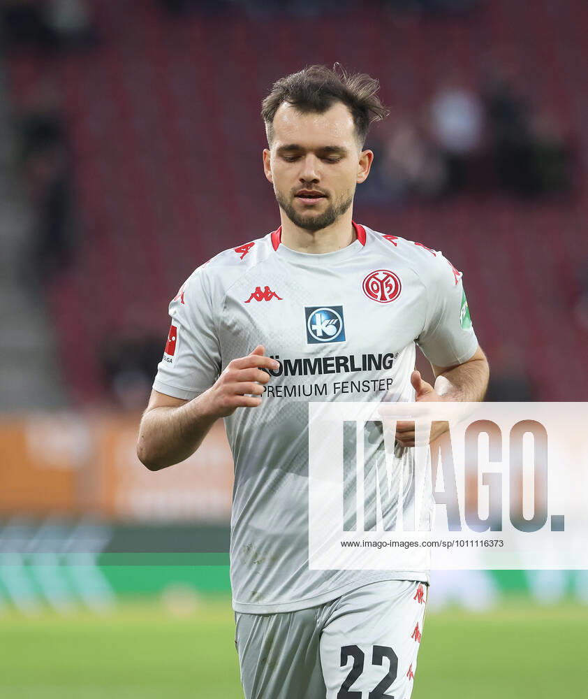 Kevin Stöger FSV Mainz 05 , FC Augsburg vs FSV Mainz 05, 26 Matchday DFL REGULATIONS PROHIBIT ANY USE OF PHOTOGRAPHS AS IMAGE SEQUENCES AND OR QUASI VIDEO