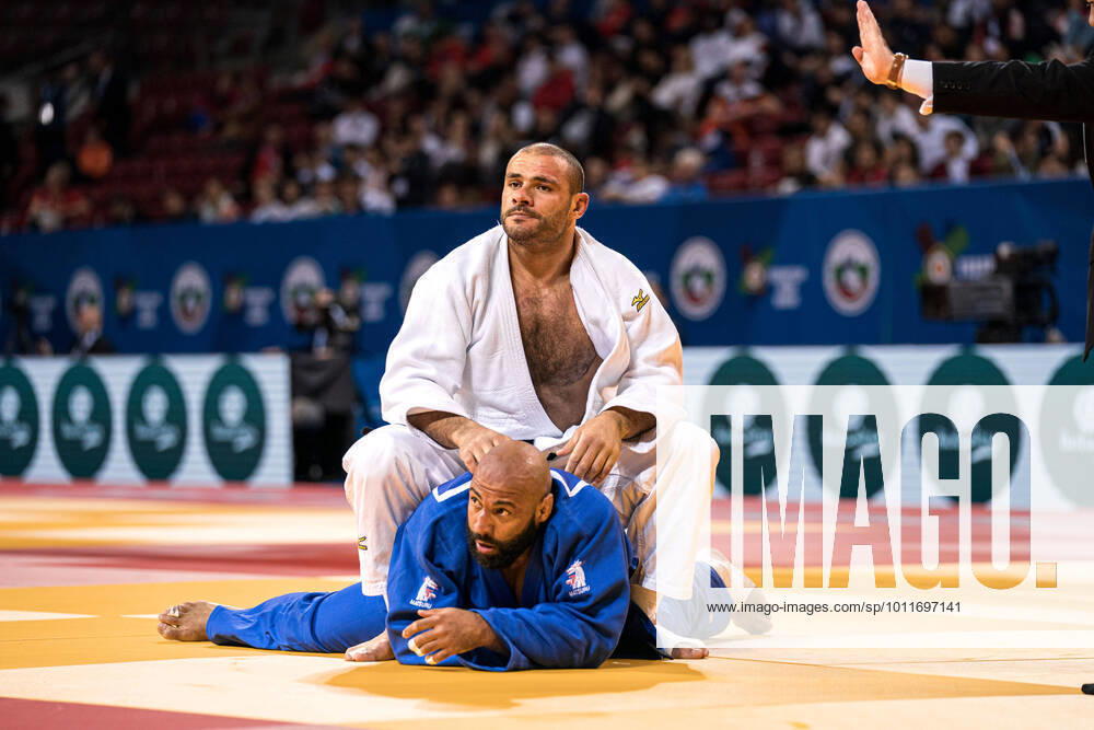 KW17 JUDO - EJU European Championships 2022 SOFIA,BULGARIA,01.MAY.22 - JUDO - EJU European Championships, men +100kg. Image shows Guram Tushishvili (GEO) and Roy Meyer (NED). GEPAxpictures xJohannesxFriedl