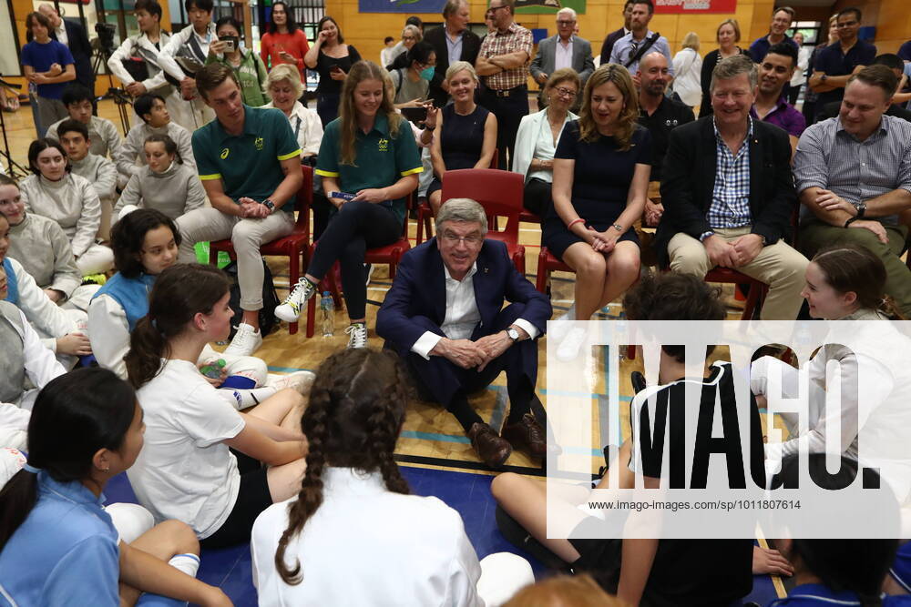 KW18 IOC PRESIDENT THOMAS BACH BRISBANE VISIT, International Olympic Committee president Thomas Bach during the Olympics Unleashed session at the Yeronga Park Sports Centre in Brisbane, Saturday, May 7, 2022. ( NO ARCHIVING, , NO USE IN BOOKS WITHOUT CONSENT BRISBANE QUEENSLAND AUSTRALIA