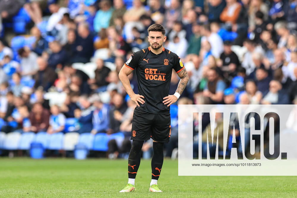 Sky Bet Championship Peterborough v Blackpool Owen Dale 7 of Blackpool during the game Peterborough Weston Homes Stadium Cambridgeshire United Kingdom
