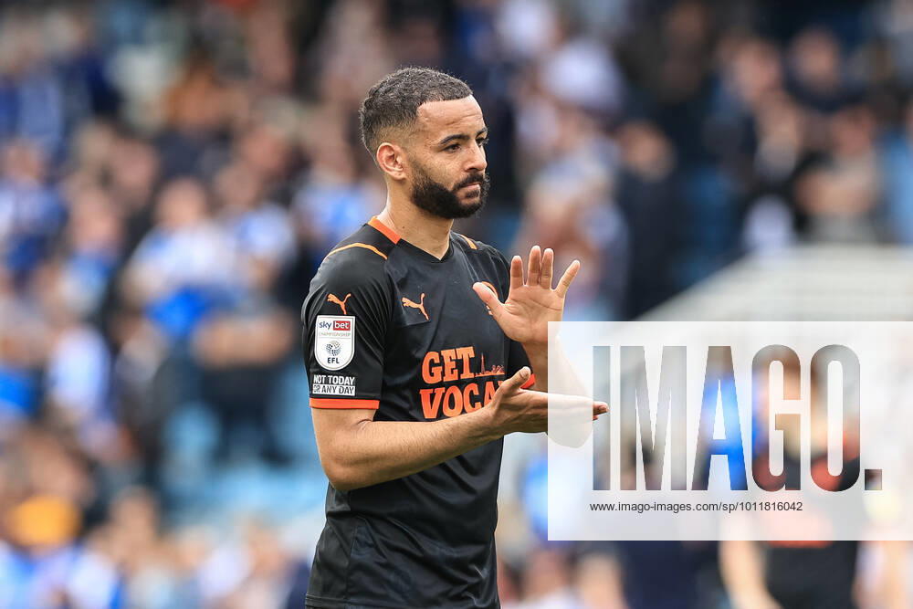 Sky Bet Championship Peterborough v Blackpool Kevin Stewart 6 of Blackpool applauds the traveling fans Peterborough Weston Homes Stadium Cambridgeshire United Kingdom