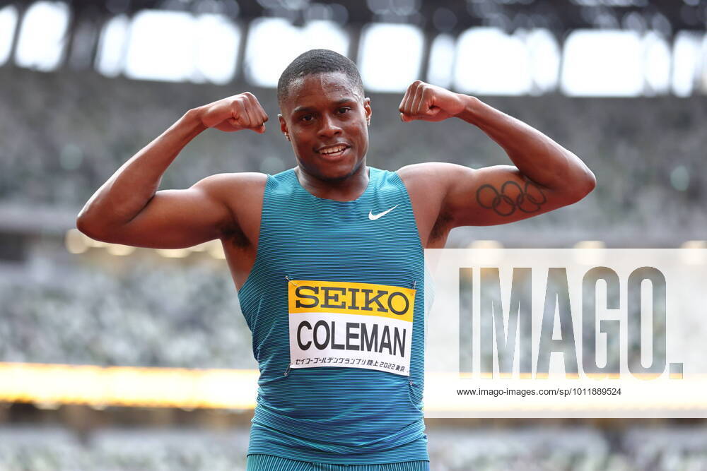 KW18 Christian Coleman (USA), MAY 8, 2022 - Athletics : World Athletics Continental Tour Seiko Golden Grand Prix in Tokyo Men s 100m Final at National Stadium in Tokyo, Japan. Noxthirdxpartyxsales (187695164)