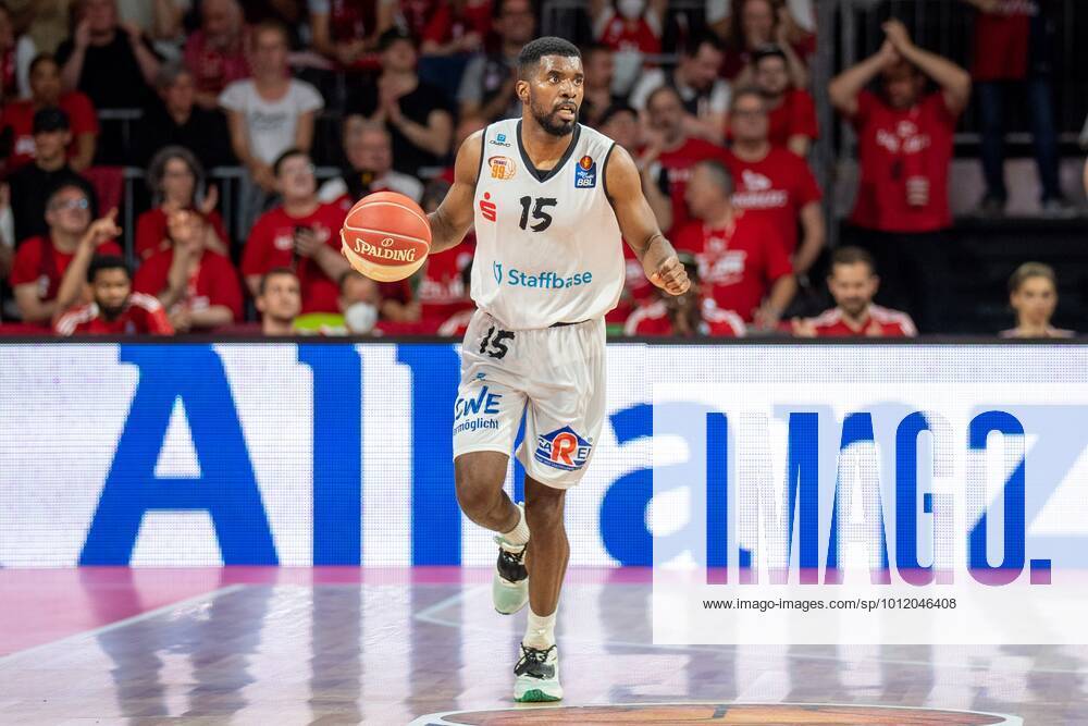 Frantz Massenat 15 Niners Chemnitz , FC Bayern Basketball vs Niners Chemnitz, easyCredit BBL Playoffs, Quarterfinals, 15 05 2022 Munich Bavaria Germany