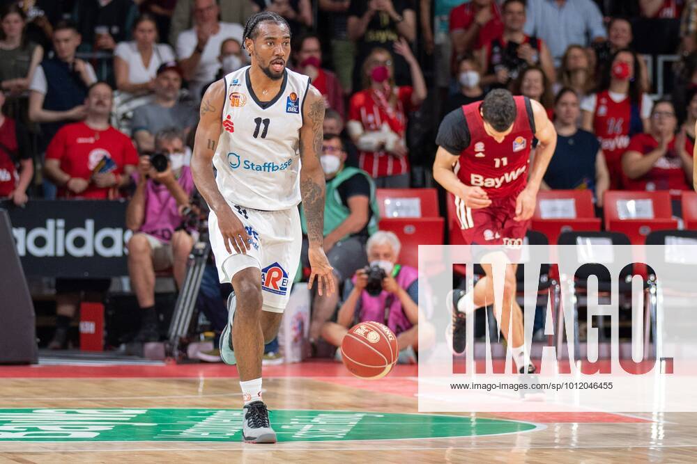 Isiaha Mike 11 Niners Chemnitz , FC Bayern Basketball vs Niners Chemnitz, easyCredit BBL Playoffs, quarterfinals, 15 05 2022 Munich Bavaria Germany