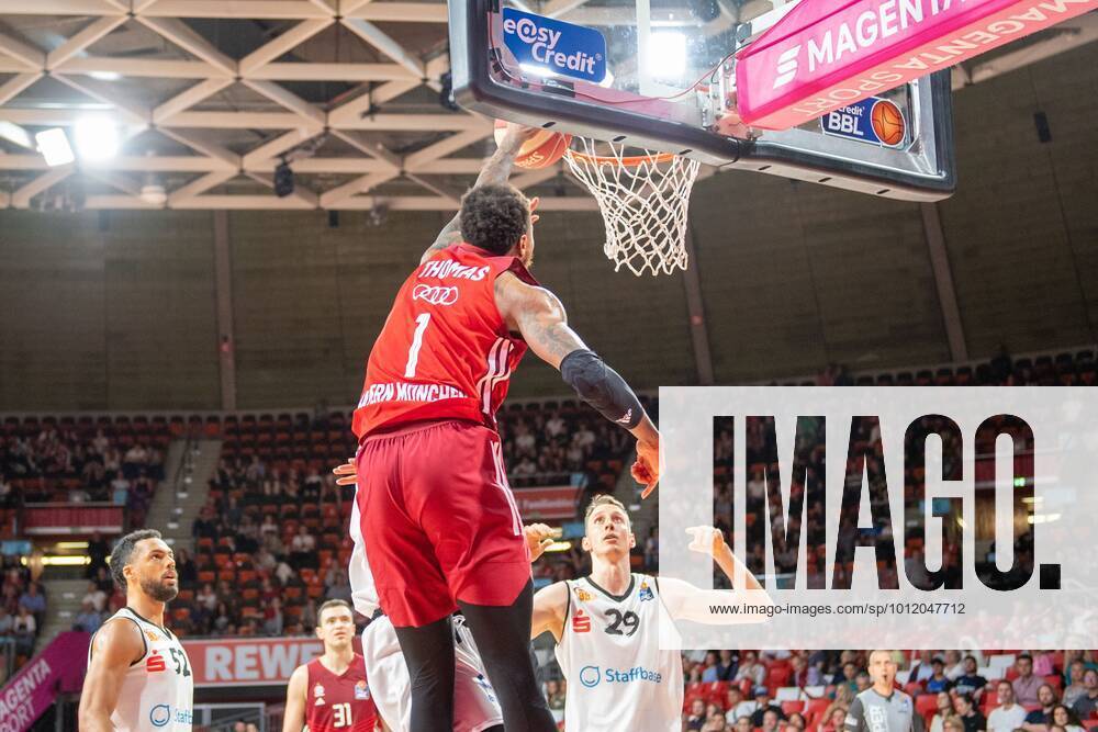 Thomas Deshaun 1 FC Bayern , FC Bayern Basketball vs Niners Chemnitz, easyCredit BBL Playoffs, Quarterfinals, 15 05 2022 Munich Bavaria Germany
