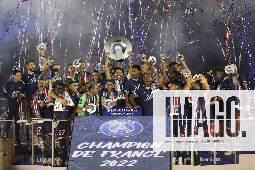 Trophee Championnat de France 2022 FOOTBALL : Paris St Germain Vs FC Metz - Ligue 1 - 21 05 2022 MichaelBaucher Panoramic