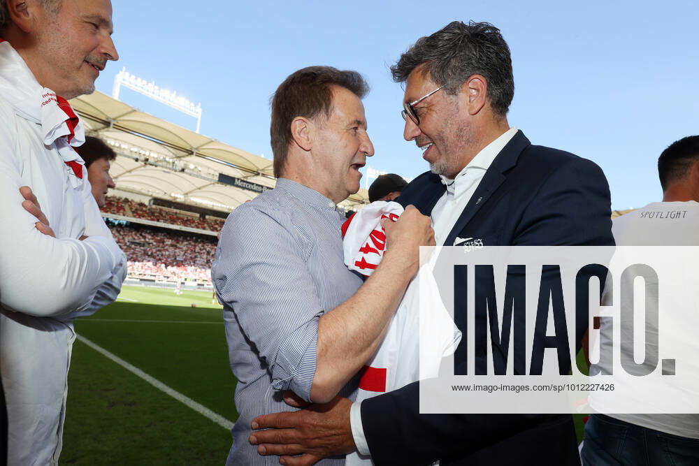 14 05 22 VfB Stuttgart 1 FC Köln Germany, Stuttgart, 14 05 2022, football, Bundesliga, VfB Stuttgart 1 FC Köln v l Fritz Walter, Claus Vogt president VfB Stuttgart
