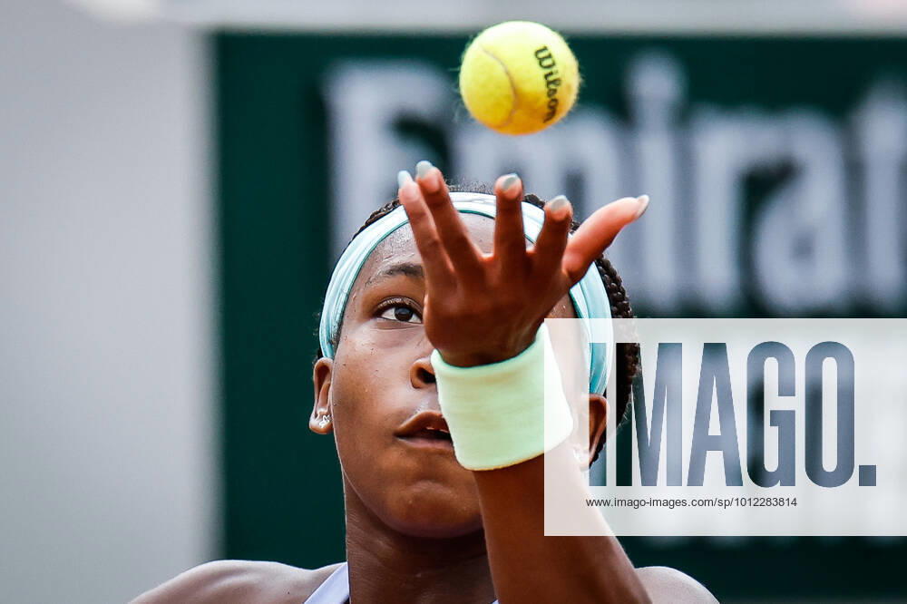 Coco GAUFF of United States during the Day six of Roland-Garros 2022, French Open 2022, Grand Slam tennis tournament at the Roland-Garros stadium on May 27, 2022 in Paris, France. Paris France - ZUMAm308 20220527_zsp_m308_014