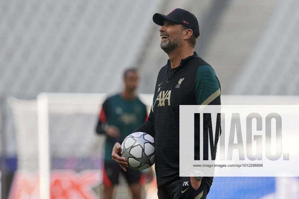 Liverpool FC Training Session And press conference, PK, Pressekonferenz - UEFA Champions League Final 2021 22 Jurgen Klopp head coach of Liverpool at Stade de France on May 27, 2022 in Paris, France. Liverpool will face Real Madrid in the UEFA Champions League final on May 28, 2022. Paris France