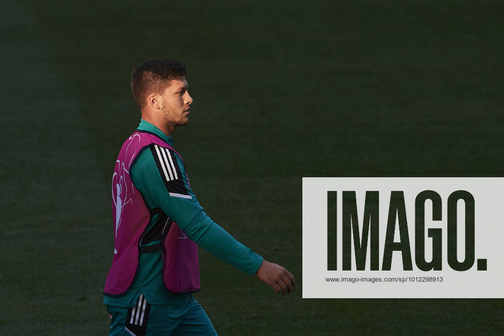 Liverpool FC Training Session And press conference, PK, Pressekonferenz - UEFA Champions League Final 2021 22 Luka Jovic of Real Madrid at Stade de France on May 27, 2022 in Paris, France. Liverpool will face Real Madrid in the UEFA Champions League final on May 28, 2022. Paris France