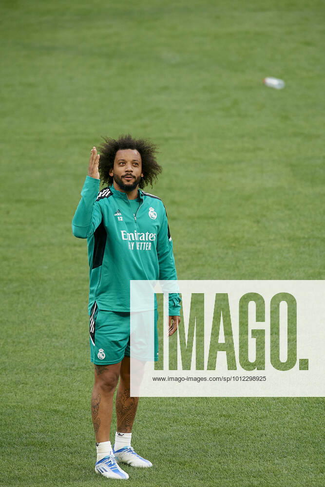 Liverpool FC Training Session And press conference, PK, Pressekonferenz - UEFA Champions League Final 2021 22 Marcelo of Real Madrid at Stade de France on May 27, 2022 in Paris, France. Liverpool will face Real Madrid in the UEFA Champions League final on May 28, 2022. Paris France