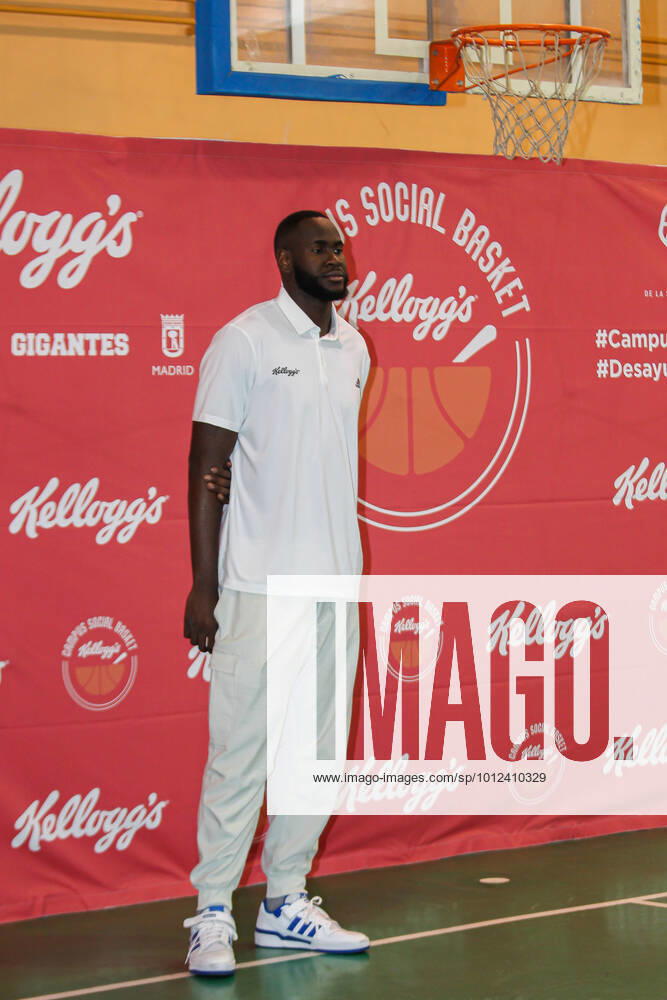 Usman Garuba, basketball player of Houston Rockets during the presentation of the Campus Social Basket Kellogg s, on June 02, 2022, in Madrid, Spain. MADRID SPAIN - ZUMAa181 0160509481st