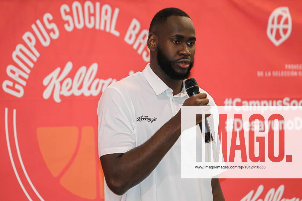 Usman Garuba, basketball player of Houston Rockets during the presentation of the Campus Social Basket Kellogg s, on June 02, 2022, in Madrid, Spain. MADRID SPAIN - ZUMAa181 0160509507st