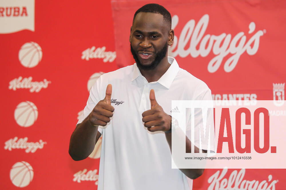 Usman Garuba, basketball player of Houston Rockets during the presentation of the Campus Social Basket Kellogg s, on June 02, 2022, in Madrid, Spain. MADRID SPAIN - ZUMAa181 0160509537st