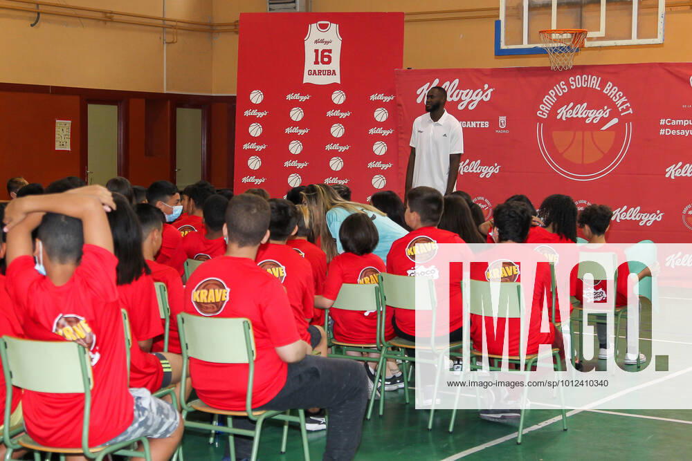 Usman Garuba, basketball player of Houston Rockets during the presentation of the Campus Social Basket Kellogg s, on June 02, 2022, in Madrid, Spain. MADRID SPAIN - ZUMAa181 0160509564st