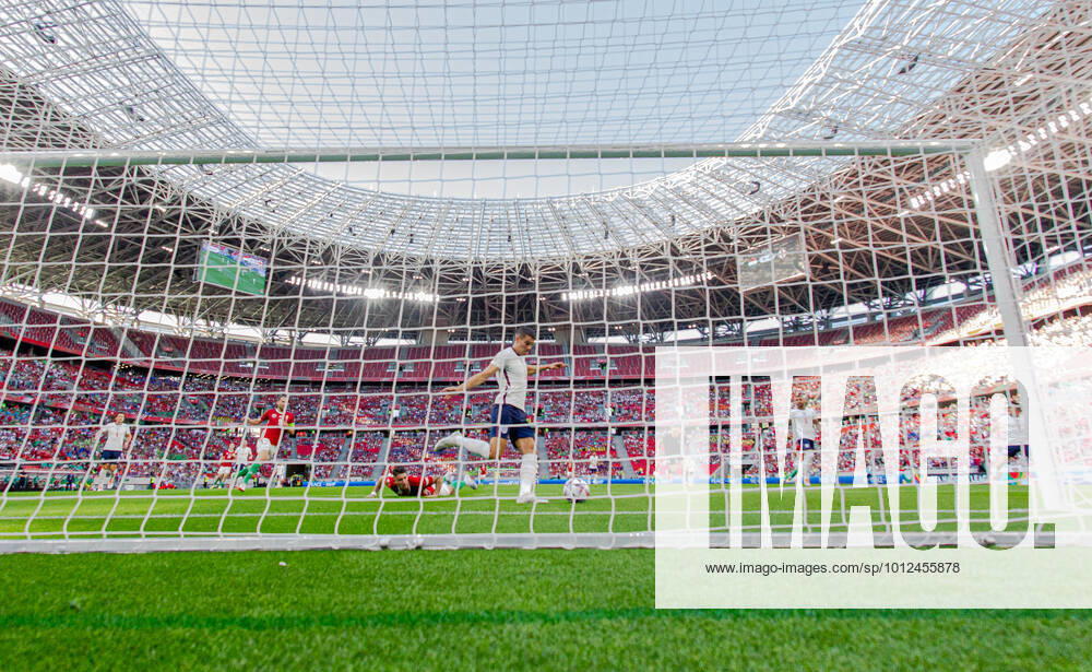 Hungary v England: UEFA Nations League - League Path Group 3 James Justin of England frees during the UEFA Nations League A3 match at Puskas Arà na on June 04, 2022 in Budapest, Hungary. Budapest Hungary