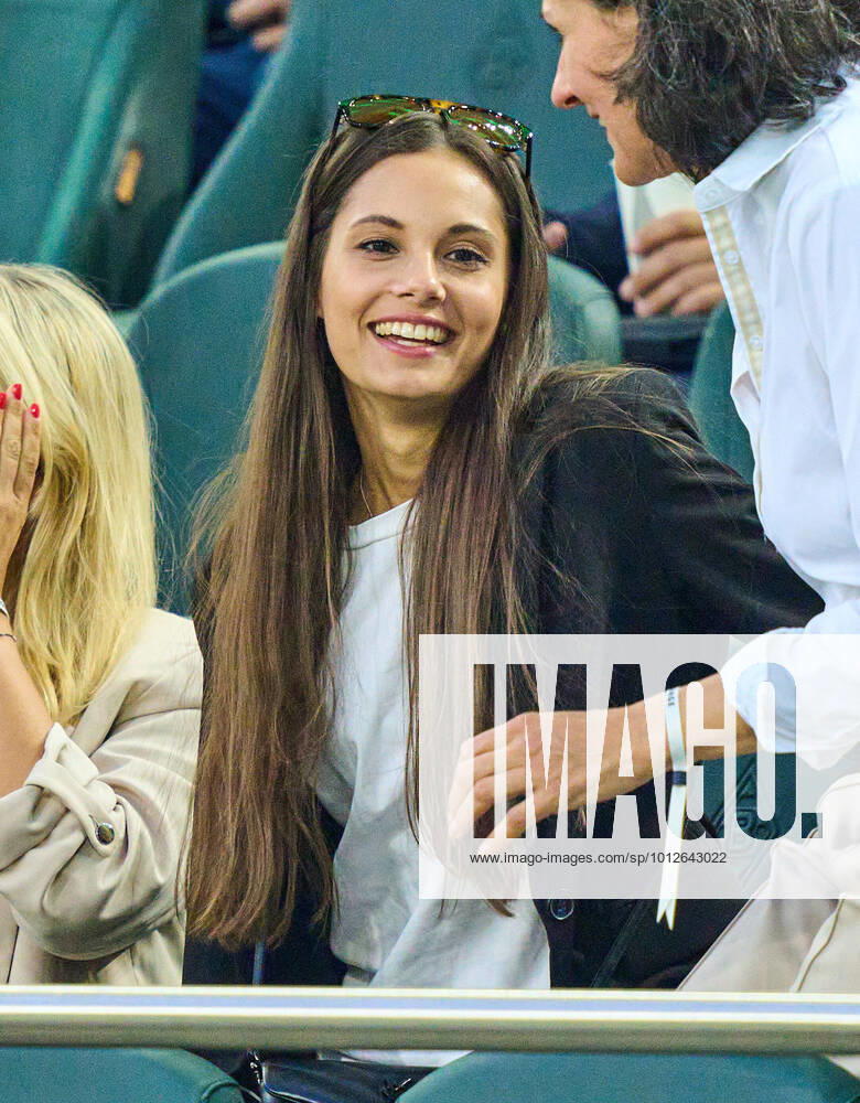 Mathea Fischer, girlfriend of Leon Goretzka in the UEFA Nations League 2022 match GERMANY - ITALY 5-2 in Season 2022 2023 on Juni 14, 2022 in Mönchengladbach, Germany.