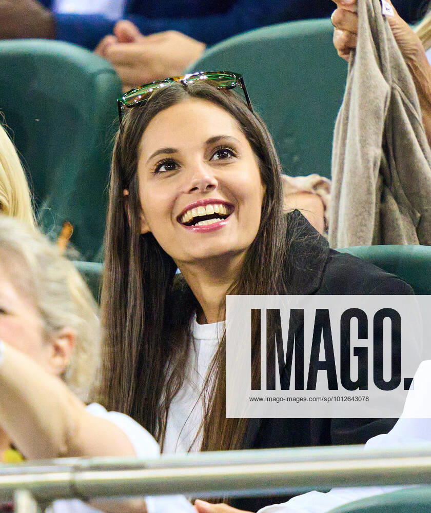 Mathea Fischer, girlfriend of Leon Goretzka in the UEFA Nations League 2022 match GERMANY - ITALY 5-2 in Season 2022 2023 on Juni 14, 2022 in Mönchengladbach, Germany.