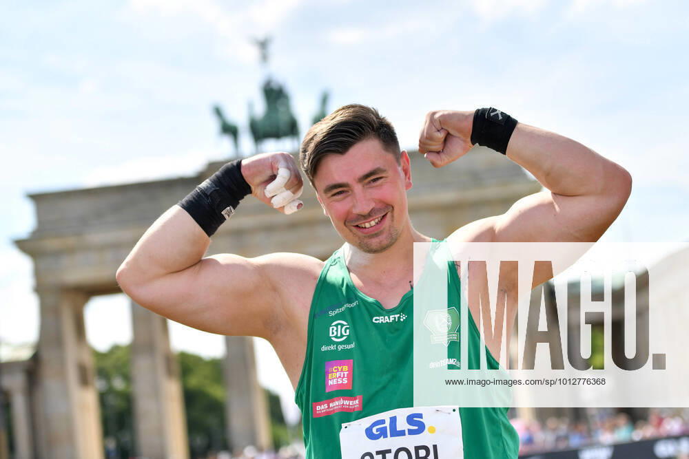 athletics shot put men, German Championships 2022, v l David Storl SC DHfK Leipzig e V Berlin kp