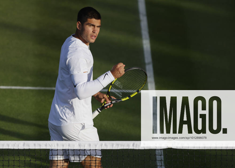 Carlos Alcaraz ESP Tennis Wimbledon 2022 Grand Slam ITF ATP WTA AELTC London Great Britain 29 June 2022