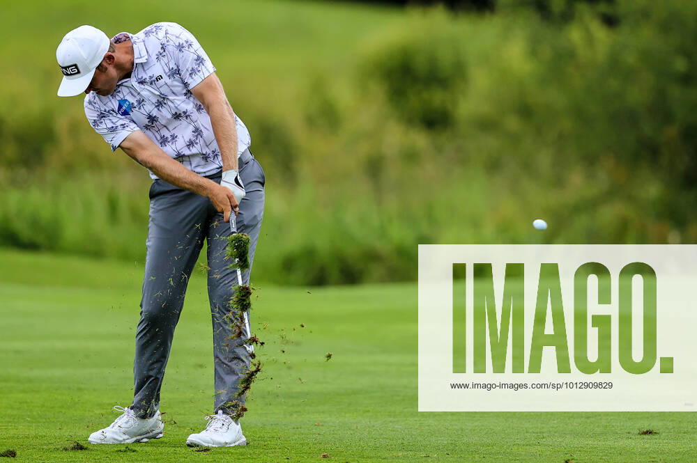 2022 Horizon Irish Open, Mount Juliet Estate, Thomastown, Kilkenny 1 7 2022 SÃ SÃ amus Power gets onto the 18th green 1 7 2022