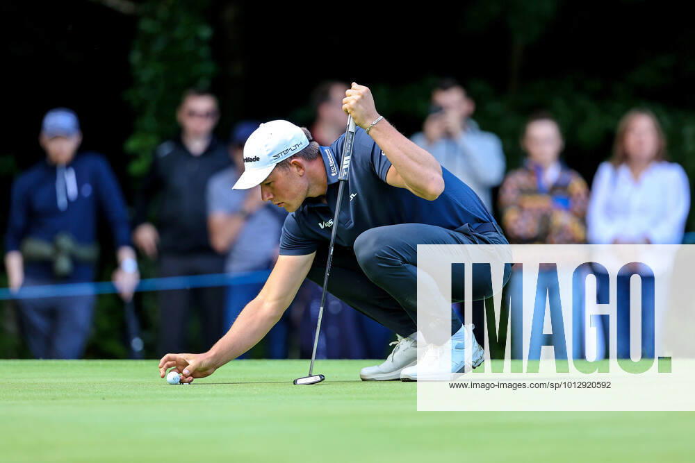 2022 Horizon Irish Open, Mount Juliet Estate, Thomastown, Kilkenny 2 7 2022 Niklas Norgaard Moller lines up his putt on the 13th Niklas Norgaard Moller lines up his putt on the 13th 2 7 2022