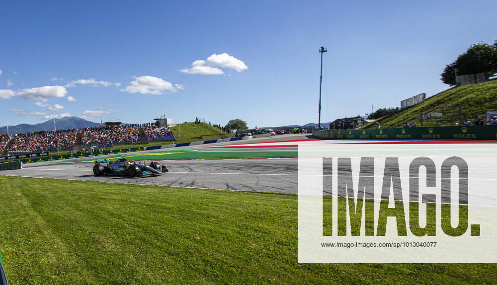 FORMULA 1 - GP of Austria 2022 SPIELBERG,AUSTRIA,08.JUL.22 - MOTORSPORTS, FORMULA 1 - Grand Prix of Austria, Red Bull Ring, practice and qualifying. Image shows George Russell (GBR Mercedes). GEPAxpictures xWolfgangxJannach