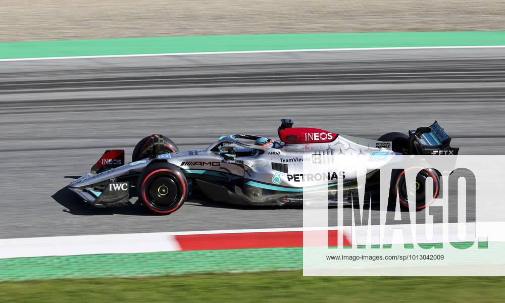 FORMULA 1 - GP of Austria 2022 SPIELBERG,AUSTRIA,08.JUL.22 - MOTORSPORTS, FORMULA 1 - Grand Prix of Austria, Red Bull Ring, practice and qualifying. Image shows George Russell (GBR Mercedes). GEPAxpictures xWolfgangxGrebien