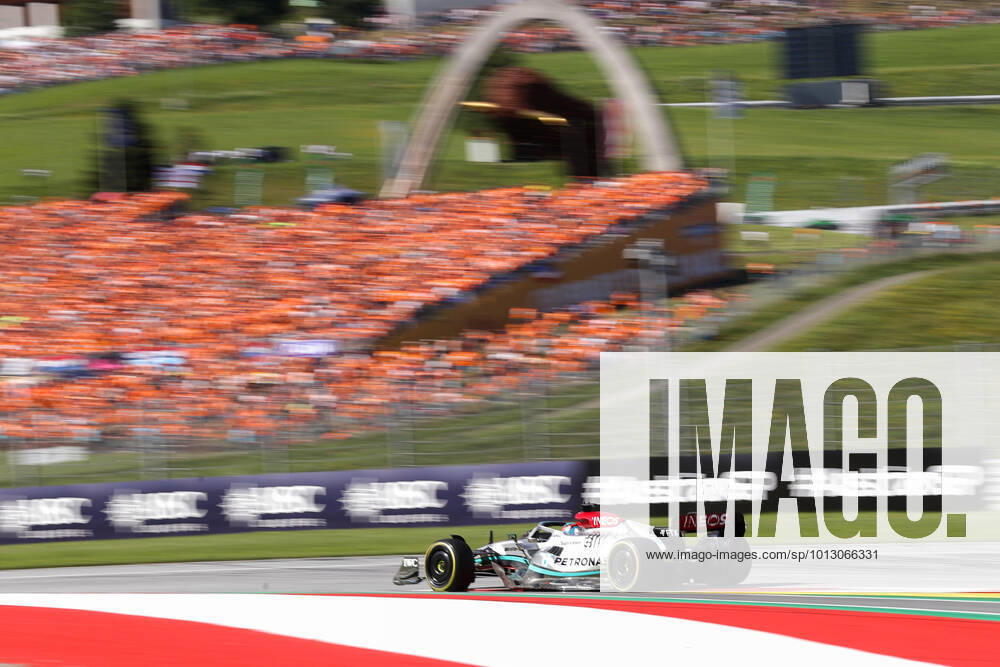 FORMULA 1 - GP of Austria 2022 SPIELBERG,AUSTRIA,09.JUL.22 - MOTORSPORTS, FORMULA 1 - Grand Prix of Austria, Red Bull Ring, sprint race. Image shows George Russell (GBR Mercedes). GEPAxpictures xChristianxWalgram