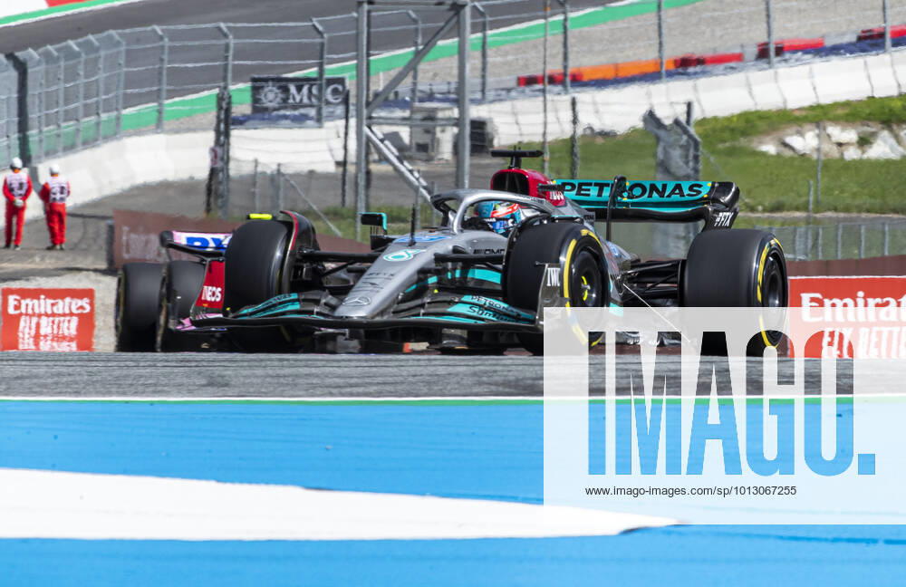 FORMULA 1 - GP of Austria 2022 SPIELBERG,AUSTRIA,09.JUL.22 - MOTORSPORTS, FORMULA 1 - Grand Prix of Austria, Red Bull Ring, sprint race. Image shows George Russell (GBR Mercedes). GEPAxpictures xWolfgangxJannach