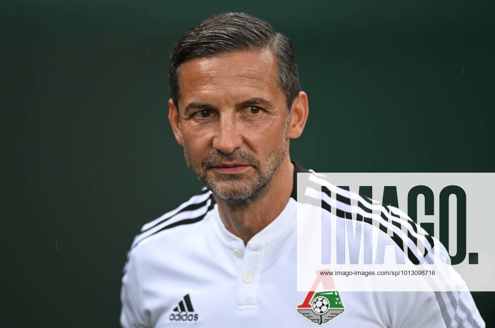Russia Soccer Friendly Lokomotiv - Dynamo 8234259 10.07.2022 Lokomotiv s head coach Josef Zinnbauer is seen during a Friendly soccer match between Lokomotiv Moscow and Dynamo Moscow, in Moscow, Russia. Grigory Sysoev Sputnik Moscow Russia