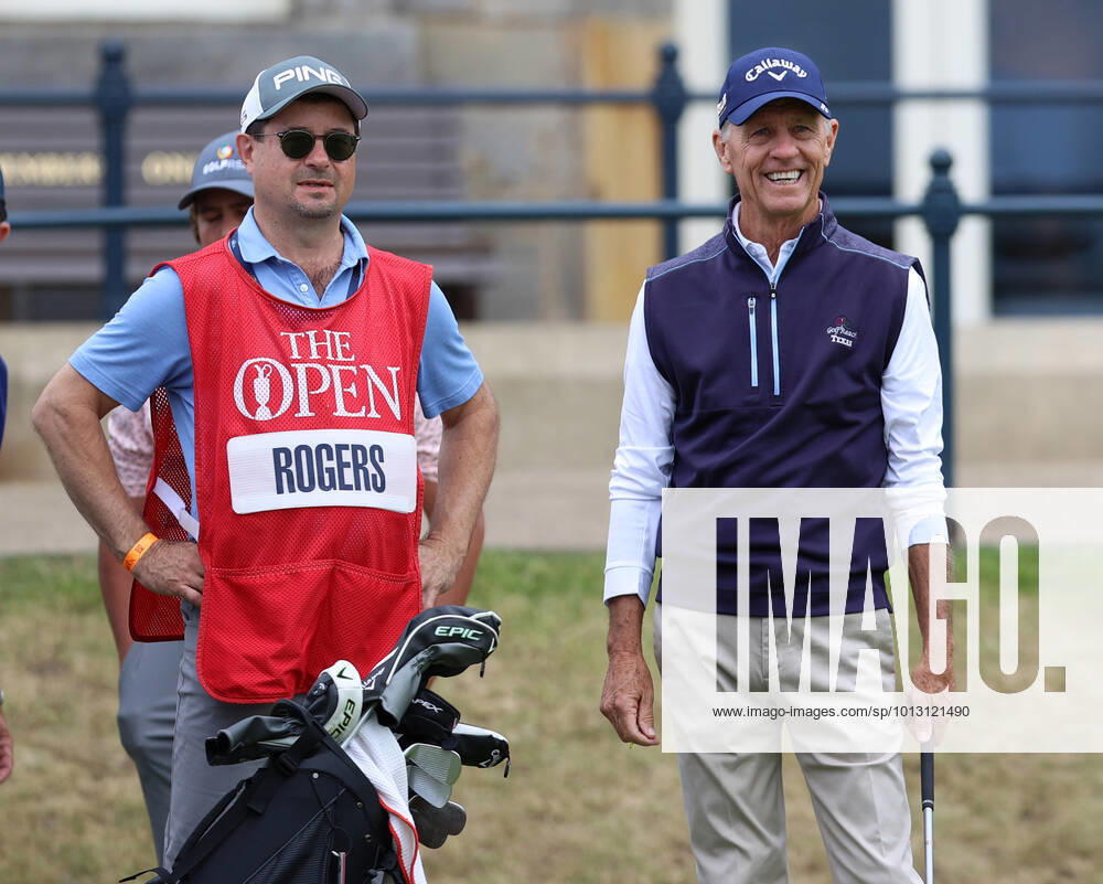 11th July 2022, Old Course at St Andrews, St Andrews, Fife, Scotland; The Open Golf Championship pre-tournament activities; 1981 Open Champion Bill Rogers during the celebration of Champions event ActionPlus12407570 DavidxBlunsden