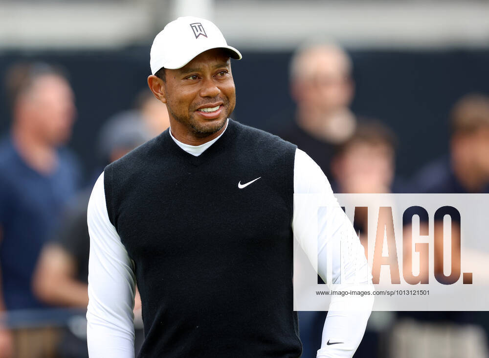 11th July 2022, Old Course at St Andrews, St Andrews, Fife, Scotland; The Open Golf Championship pre-tournament activities; Tiger Woods (USA) on the practice putting green prior to the Celebration of Champions event ActionPlus12407577 DavidxBlunsden